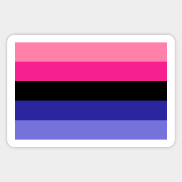 Omnisexual Pride Flag Omnisexual Sticker Teepublic 9033